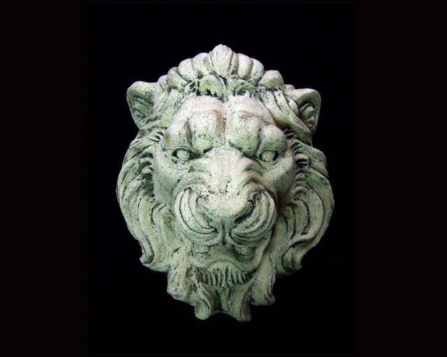 Барельеф "Голова льва" из шамота - фото №7