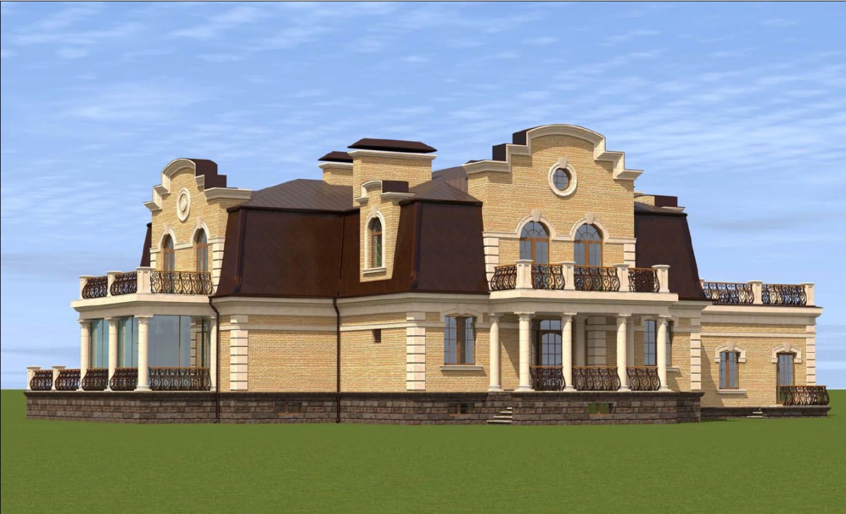 3D-визуализация фасада здания