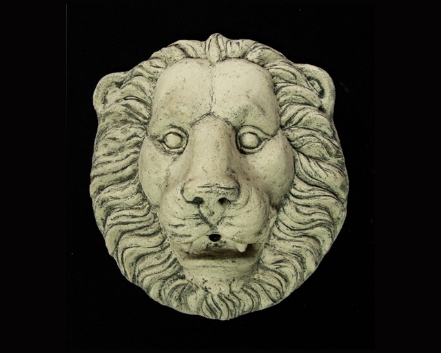 Барельеф "Голова льва" из шамота - фото №5